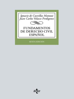 cover image of Fundamentos de Derecho Civil español